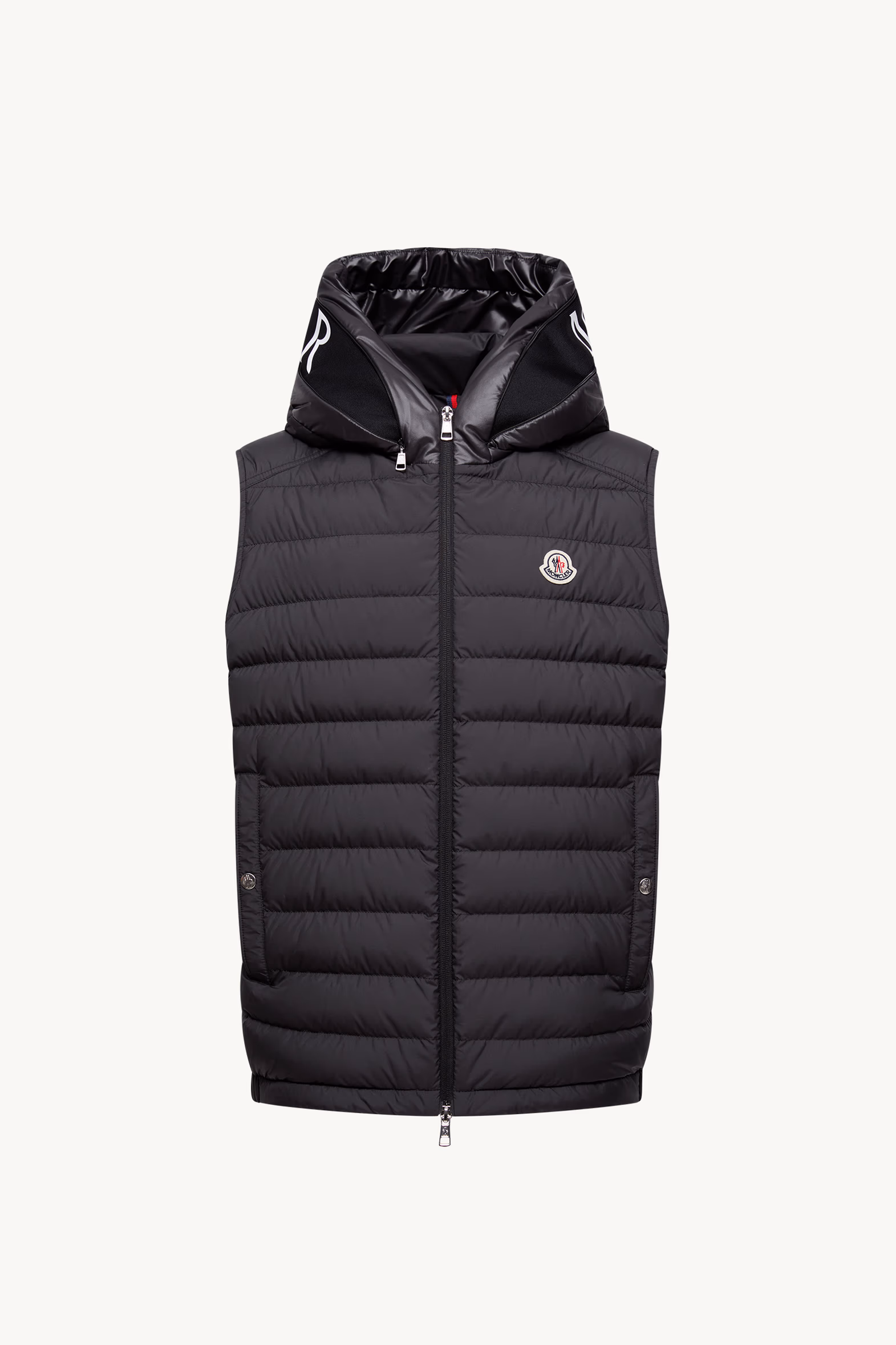 Chaleco plumífero con capucha Bourget Hombre Negro Moncler 2